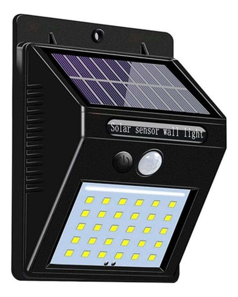 Luminária Solar Arandela 30 Leds Parede Com Sensor Presença - Mudei casa Ofertas