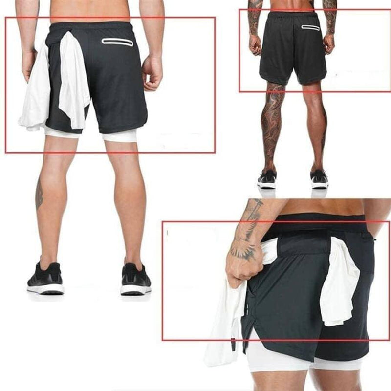 Shorts Para Treino 2 em 1 Esporte Air Effect - Mudei casa Ofertas