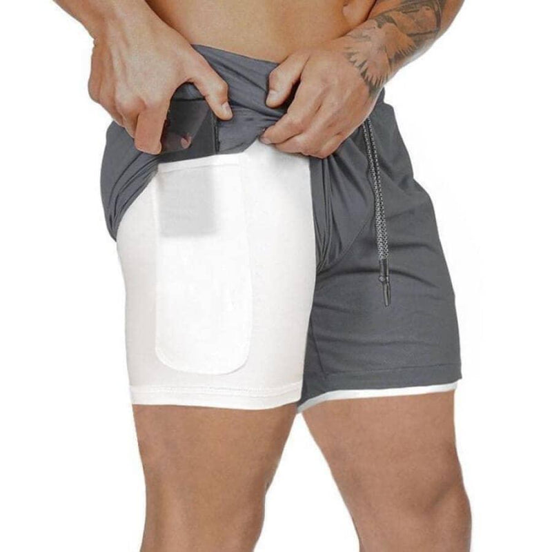 Shorts Para Treino 2 em 1 Esporte Air Effect - Mudei casa Ofertas