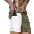 Shorts Para Treino 2 em 1 Esporte Air Effect - Mudei casa Ofertas